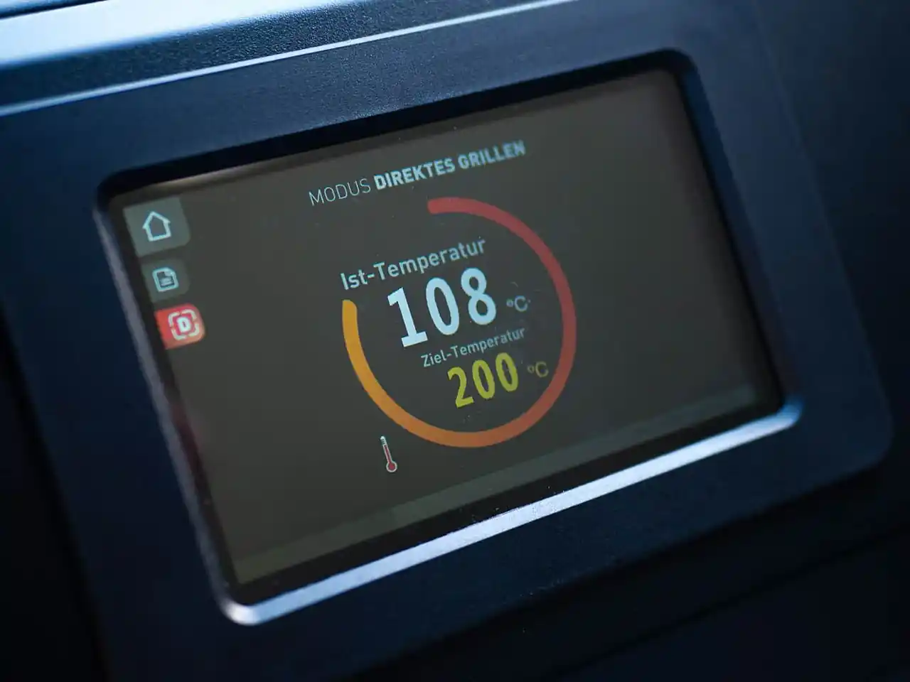 Touch Display grillfuerst p530 smart grill test 23