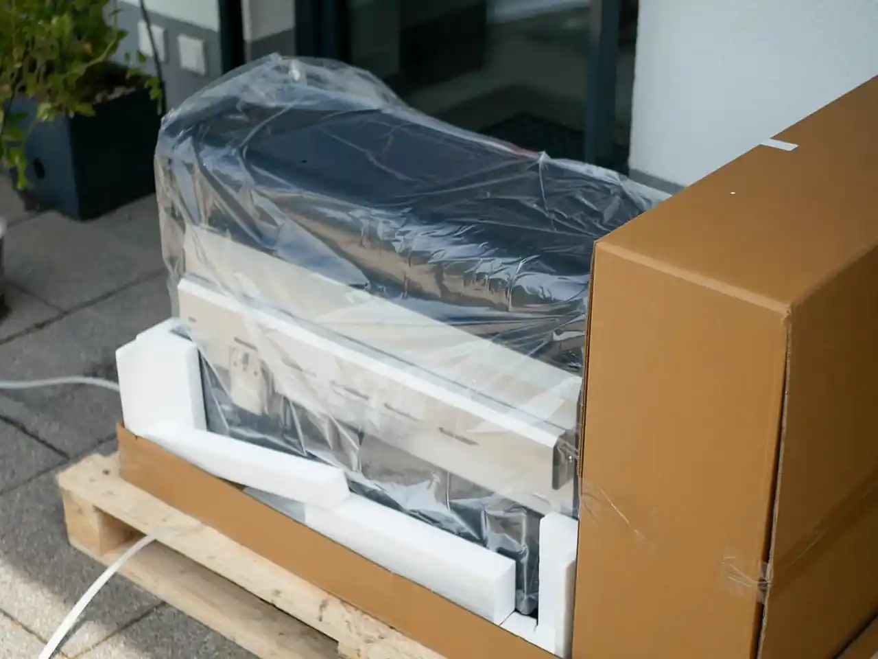 Die vormontierte Grillkammer Die vormontierte Grillkammer