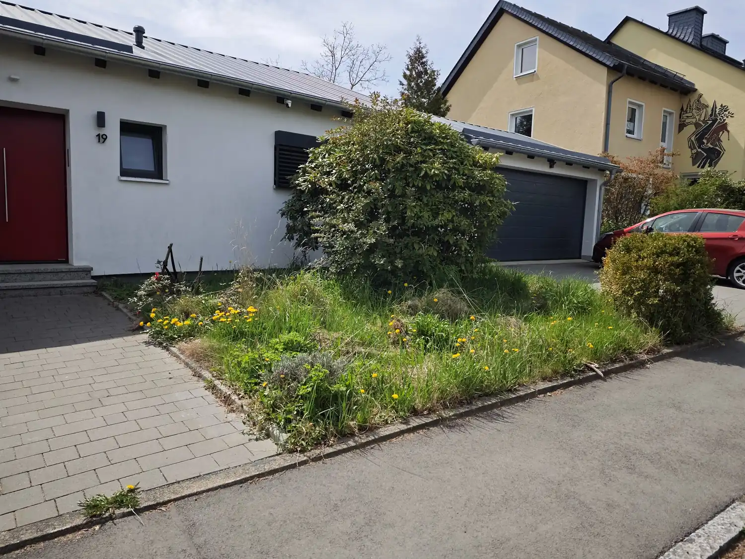 Fricklr Vorgarten voher Fricklr Vorgarten Voher